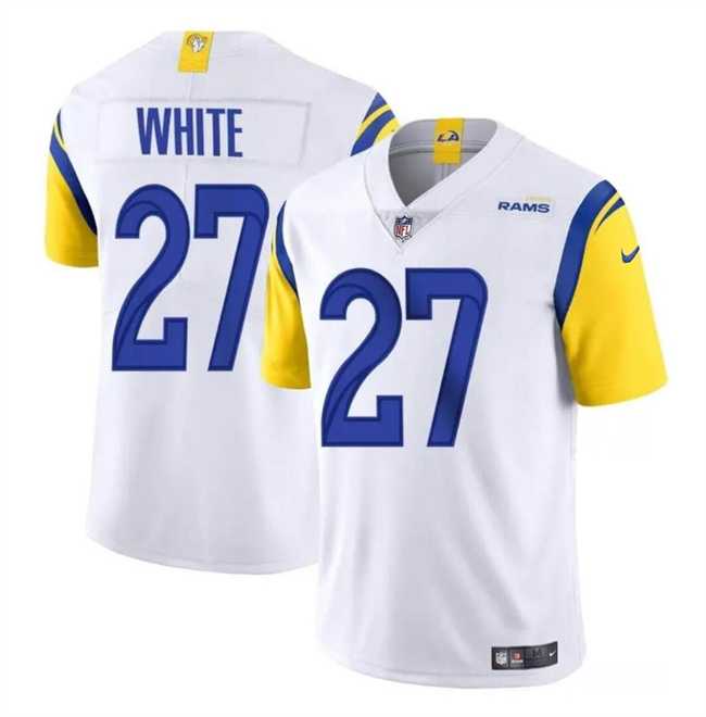 Men & Women & Youth Los Angeles Rams #27 Tre%27Davious White White Vapor Untouchable Football Stitched Jersey->los angeles rams->NFL Jersey